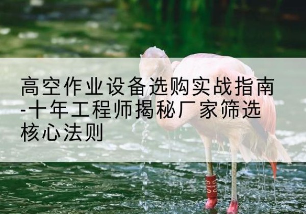 古交剪叉式升降机厂家-高空作业设备选购实战指南-十年工程师揭秘厂家筛选核心法则